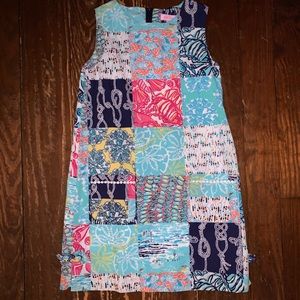 LILLY PULITZER, girls shift dress - size 12